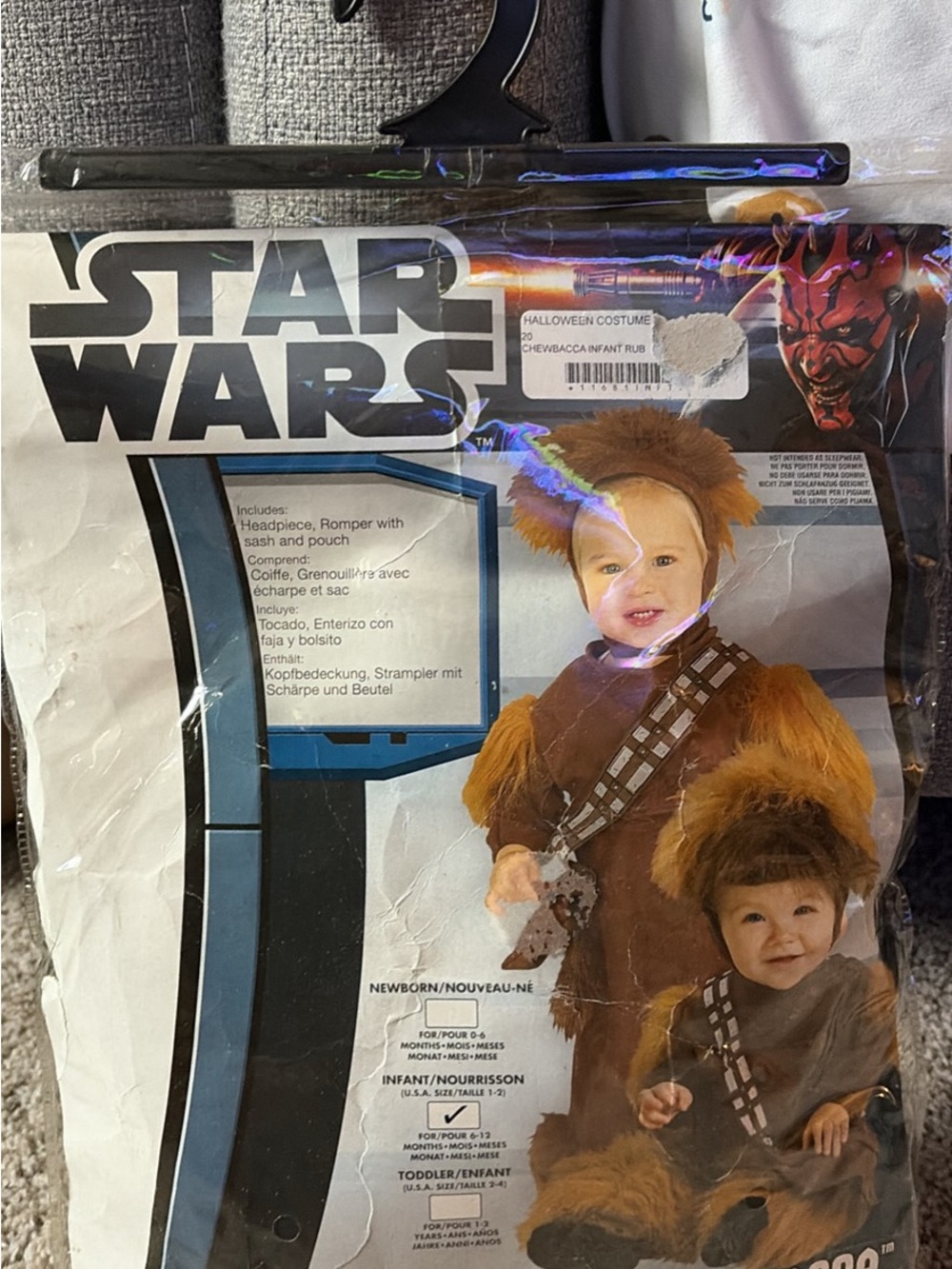 Star Wars Chewbacca Infant/Toddler Costume - Brown